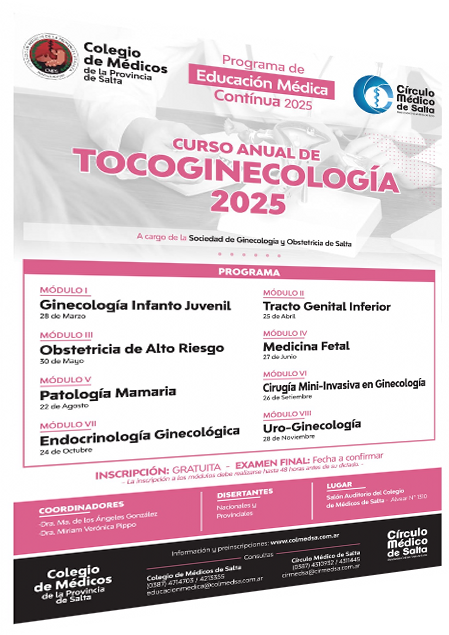 Curso Anual de Tocoginecología 2025