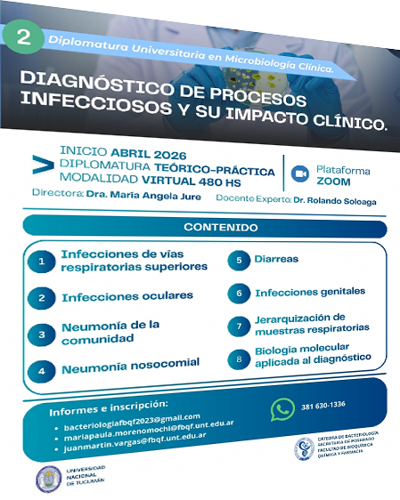 Diplomatura Diagnóstico de Procesos Infecciosos