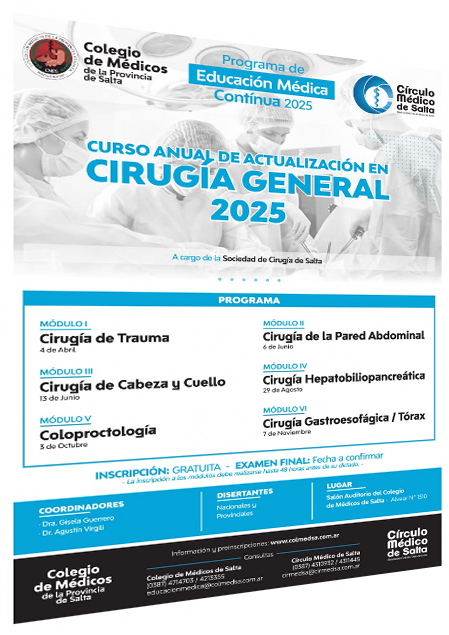 Curso Anual de Actualización en Cirugía General 2025