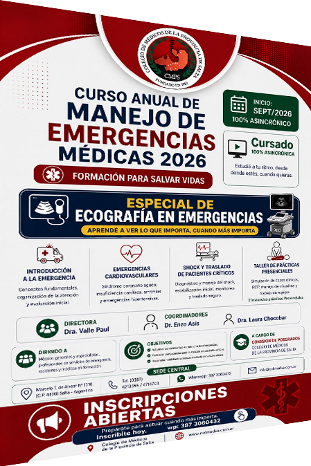Curso Anual Manejo de Emergencias Médicas 2026