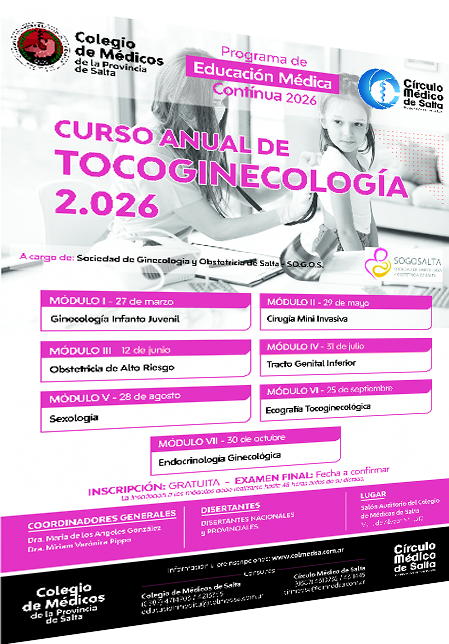 Curso Anual de Tocoginecología 2026